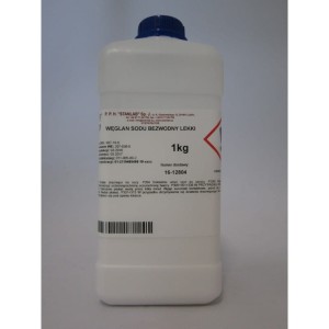 Węglan sodu bezwodny lekki soda kalcynowana 1 kg Stanlab