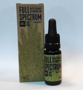 Olej z konopi włóknistych 30% CBD+CBDA 10 ml Full Spectrum