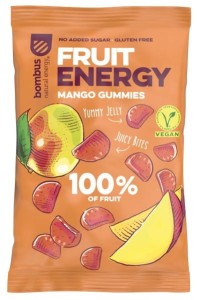 Żelki owocowe mango bez dodatku cukru bezglutenowe Fruit Gummies 35 g