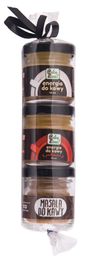 Energia do kawy ZESTAW PREZENTOWY 3x Palce Lizać