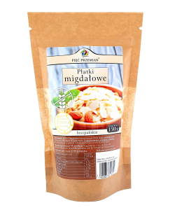 Płatki migdałowe bezglutenowe 150 g Pięć Przemian