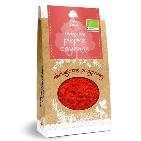 Pieprz Cayenne  BIO 60 g Dary Natury