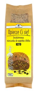 Mieszanka do wypieku KETO chleba bezglutenowa 500g Pięć Przemian (chleb ketogeniczny)