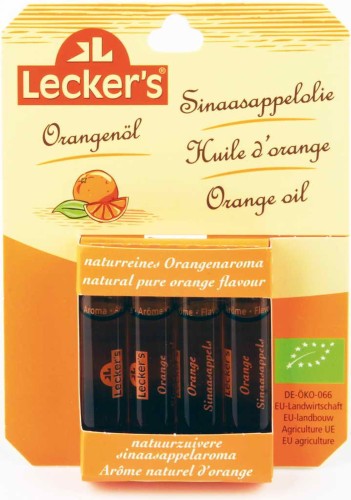 Aromat pomarańczowy BIO 4 x 2 ml  Lecker's