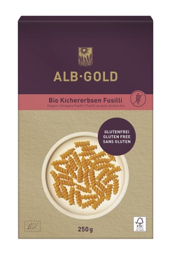  Makaron z ciecierzycy świderki BIO bezglutenowy 250 g 