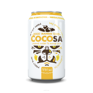 Woda kokosowa COCOSA z sokiem z mango niegazowana 330 ml