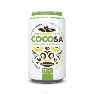 Woda kokosowa COCOSA z sokiem z ananasa niegazowana 330 ml