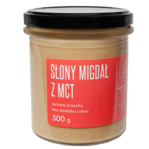Krem słony migdał z MCT 300g CocoFarm
