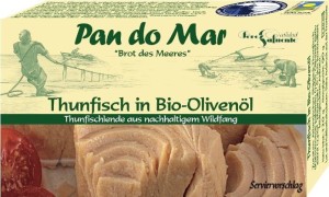 Tuńczyk Bonito kawałki w oliwie z oliwek BIO 120 g Pan Do Mar