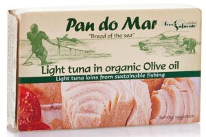Tuńczyk żółtopłetwy w oliwie z oliwek BIO 120 g Pan Do Mar