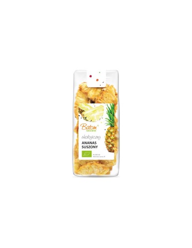 Ananas suszony krążki BIO 125 g Batom
