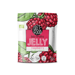 Żelki owocowe bez cukru malina BIO 50 g DietFood