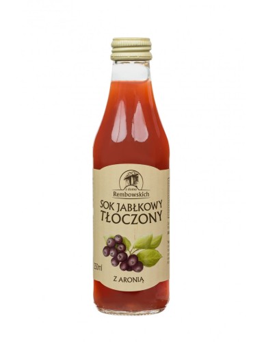 Sok jabłkowy z aronią NFC 250 ml Rembowscy