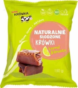 Krówki karmel-limonka bezglutenowe bez  dodatku cukru BIO 150 g