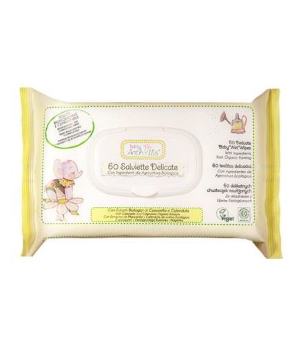 Chusteczki nawilżane dla dzieci i niemowląt ECO 60szt Baby Anthyllis