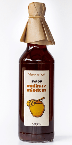 Syrop malina z miodem 500 ml Prosto ze Wsi