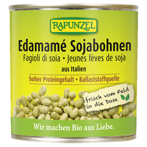 Soja Edamame (fasolka) w zalewie BIO 200g/130g  Rapunzel