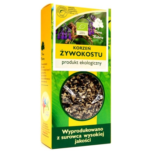 Herbatka żywokost korzeń BIO 100 g Dary Natury