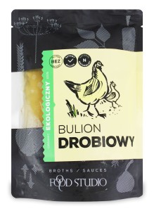 Bulion drobiowy w płynie bezglutenowy BIO 350ml Food Studio