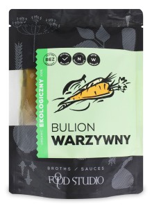 Bulion warzywny w płynie bezglutenowy BIO 350ml Food Studio