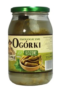 Ogórki kiszone BIO 820g/460g Od Zenka Tradycyjnie