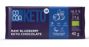 COCOA czekolada z jagodami KETO z MCT bez dodatku cukru BIO 40 g