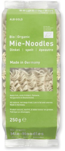 Makaron orkiszowy INSTANT MIE noodle BIO 250 g Alb Gold 