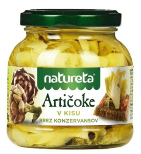 Karczochy marynowane 290 g Natureta