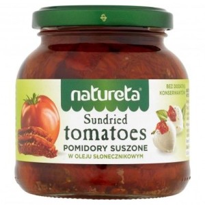 Pomidory suszone w oleju 270g/130g Natureta