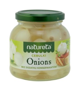 Cebulki marynowane 290 g Natureta