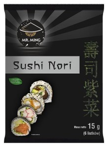 Sushi Algi morskie NORI 6 listków 15 g Mr. Ming