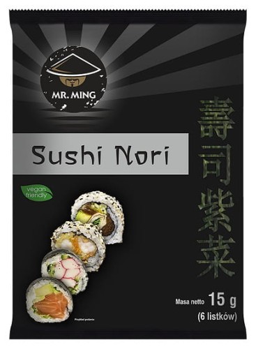 Sushi Algi morskie NORI 6 listków 15 g Mr. Ming