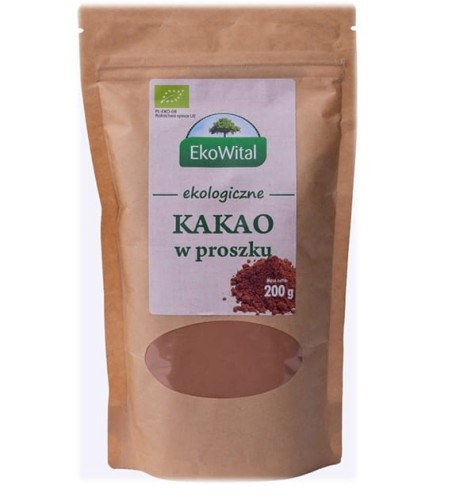 Kakao w proszku BIO 200 g EkoWital