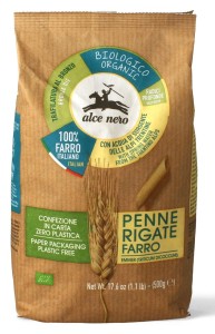 Makaron z płaskurki penne BIO 500g Alce Nero