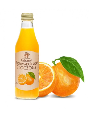 Sok pomańczowy 100% NFC 250 ml Rembowscy