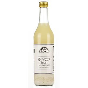 Barszcz biały niepasteryzowany 480 ml Krokus