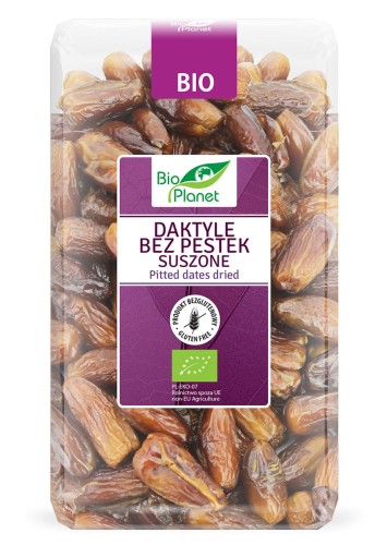 Daktyle suszone bez pestek bezglutenowe BIO 1kg Bio Planet