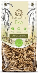 Makaron orkiszowy świder BIO 250g Bartolini