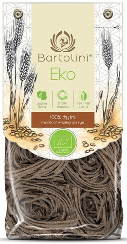 Makaron żytni gniazda tagliatelle BIO 250g Bartolini