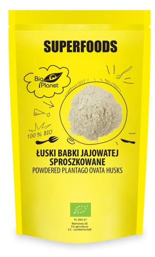 Łuska babki jajowatej sproszkowana BIO 150 g Bio Planet