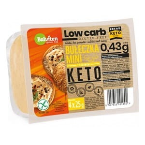Bułeczki mini KETO bezglutenowe 4x25g Balviten