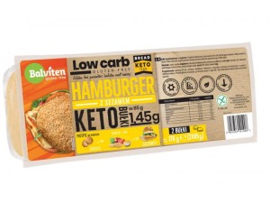 Bułki hamburgerowe KETO bezglutenowe 2x85g Balviten