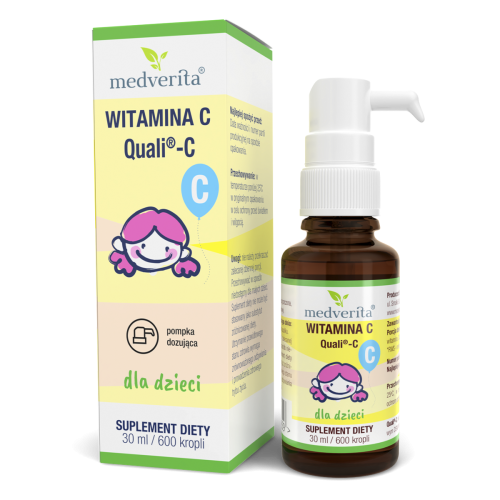 Witamina C dla dzieci w kroplach 30ml Medverita