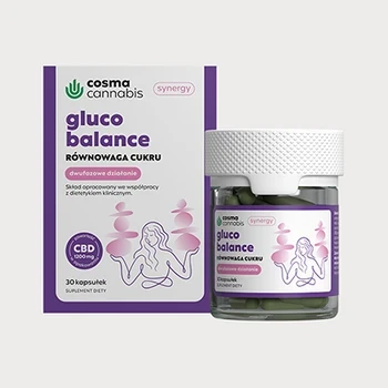 CBD Kapsułki Gluco Balance 30 kapsułek Full Spectrum