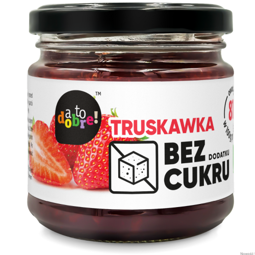 Konfitura truskawka bez cukru 195 g AToDobre
