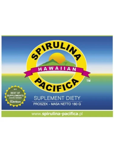 Spirulina Pacifica hawajska proszek 180 g Kenaya