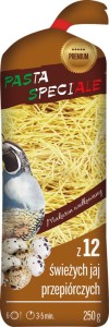 Makaron 12-jajeczny przepiórczy ręcznie wałkowany 250g Vivi