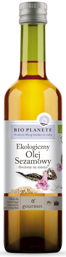 Olej sezamowy tłoczony na zimno  BIO 500ml Planete