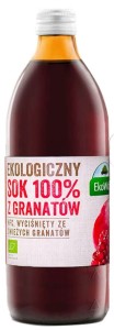 Sok z granatów tłoczony 100% NFC BIO 1L Turcja EkoWital