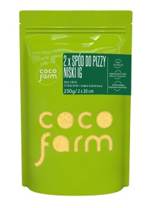 Mieszanka KETO PIZZA bezglutenowa 2x30cm 230g CocoFarm
